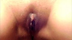 Cum-Shot On My Tight Shaved Pussy