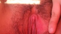 Inviting Tight Unshaved Pussy -Legs Opening And Closing – Clit Close-up