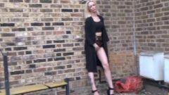 Flashing Milf Atlantas Public Masturbation And Outdoor Exhibitionism Of Blonde Wife Showing Shaved Pussy And Fingering Herself Outside