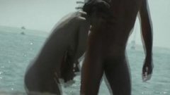 Nudist Beach Spread Legs Shaved Pussy Blonde Brunette Voyeur