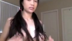 Perky Boobs Thai Pleasures Her Tight Shaved Pussy