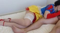 [full] Snow White Sucks Penis And Takes Destroyed Raw ♥ Cum Shot On Shaved Twat